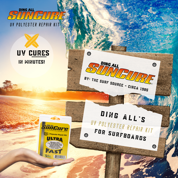 Sun Cure Polyester Fiberglass Repair Kit - 2 oz.