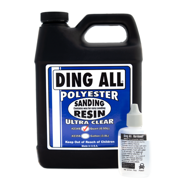 Silmar Polyester Resin - ULTRA CLEAR SANDING RESIN 250A – Ding All & SunCure